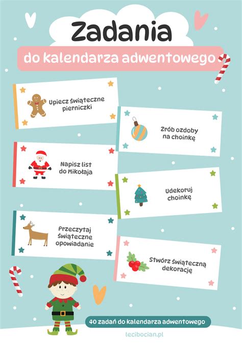 kalendarz adwentowy zadania